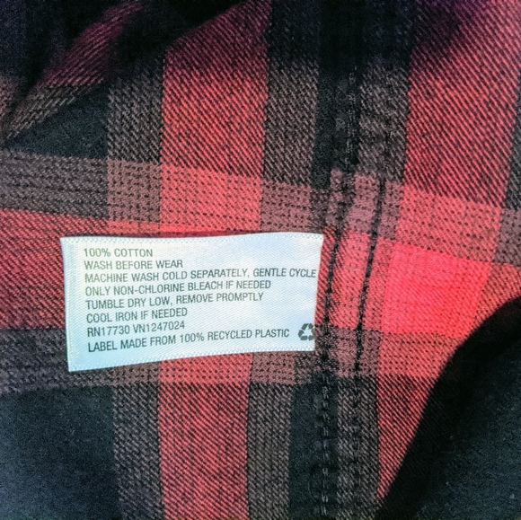 Art Class Black & Red Flannel Shirt Sz 8/10 - Picture 3 of 3